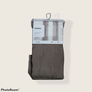 SONOMA CRUSHED VOLLE SHEER WINDOW PANEL - TAUPE